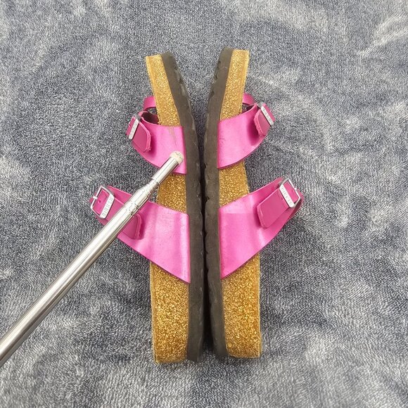 Birkenstock Mayari Sandals Womens 8 Magenta Haze Toe Loop Leather - Picture 6 of 15